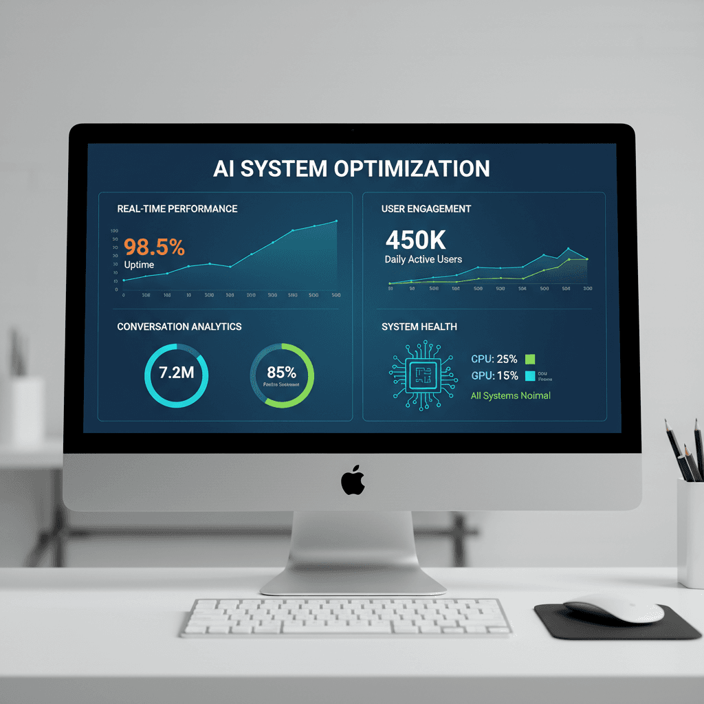 Equipo profesional trabajando con soluciones de IA para gestión empresarial